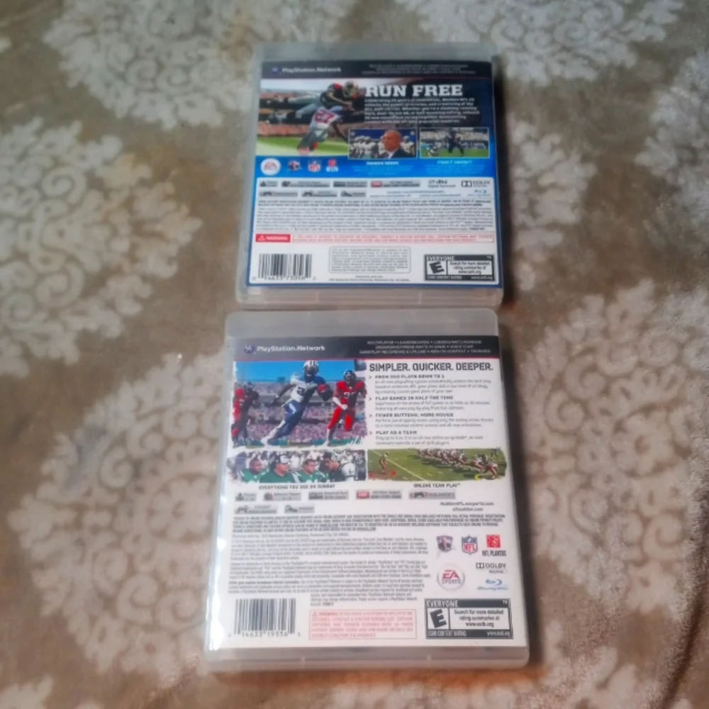 Lot 31 - 2 PS3 GAMES Madden 11 and Madden 25